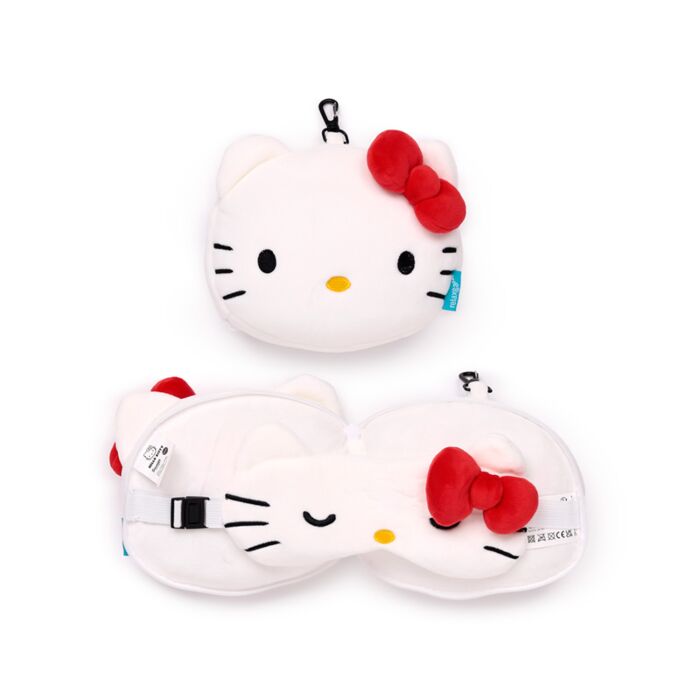 Relaxeazzz Hello Kitty Coussin de voyage 2 en 1 