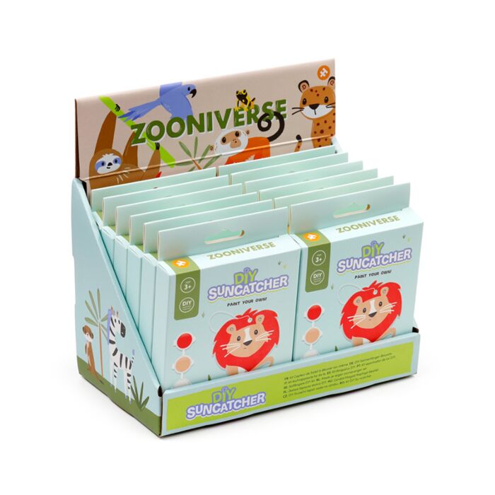 Capteur de Soleil DIY à peindre - Zooniverse Lion 