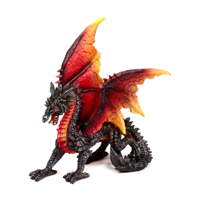 Dragon de feu et d'Obsidienne Protecteur de la Nuit - Dark Legends 