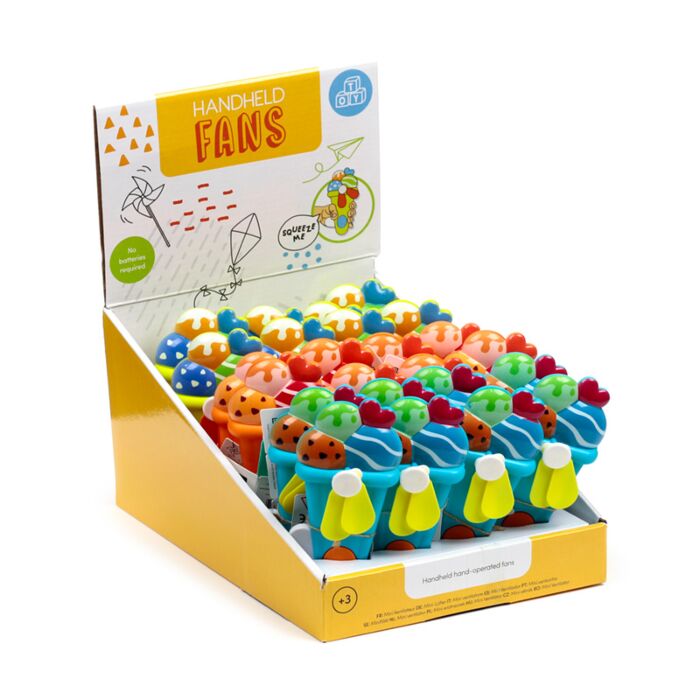 Mini Ventilateur à Main - Crème Glacée