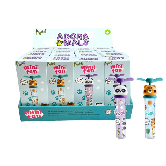 Mini Ventilateur Rechargeable USB  - Adoramals Sauvages