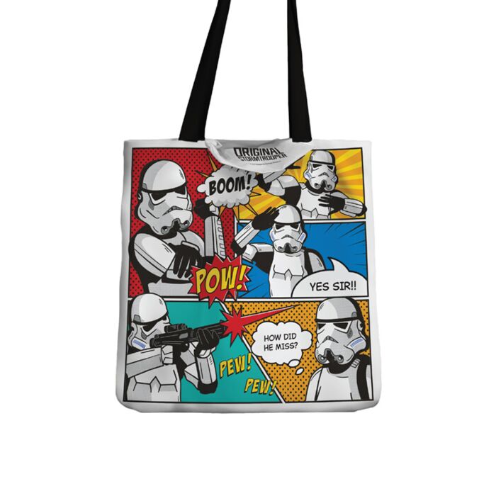 Sac Shopping Pliable et réutilisable en RPET - The Original Stormtrooper Bande Dessinée