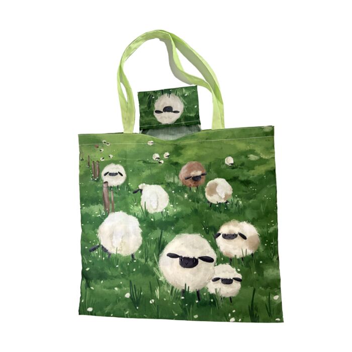 Sac Shopping Pliable et réutilisable - Mouton