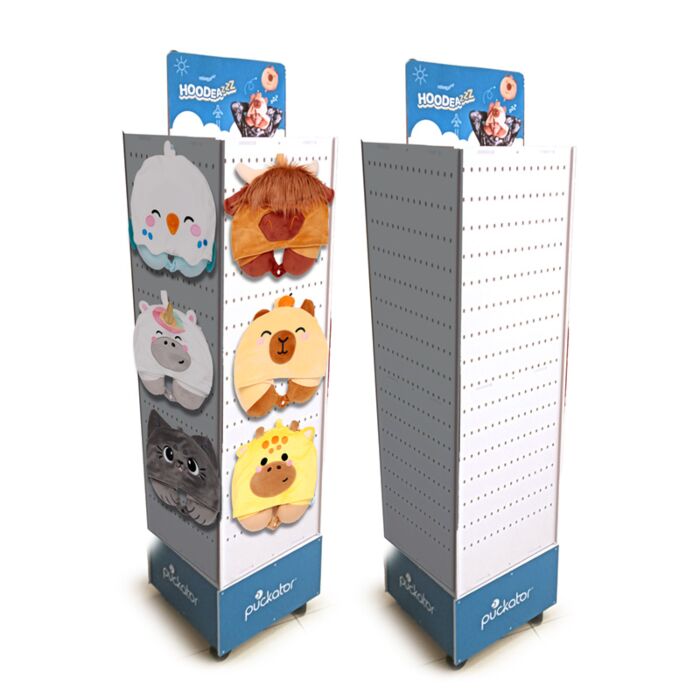 Présentoir FSDU Rotatif 30 Crochets pour Hoodeazzz Tours de Cou