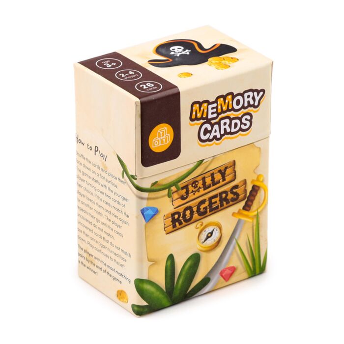 Jeu de Cartes Memory Jolly Rogers Pirates