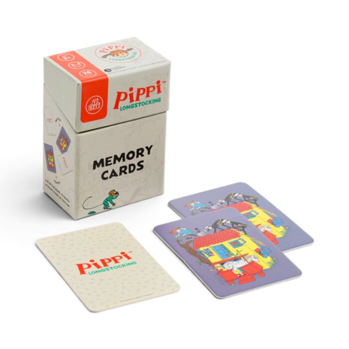 Jeu de Cartes Memory - Fifi Brindacier "Pippi Longstocking" 