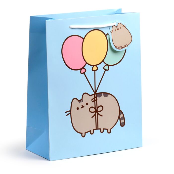 Sac Cadeau - Pusheen Le Chat Ballons ( Grand ) 