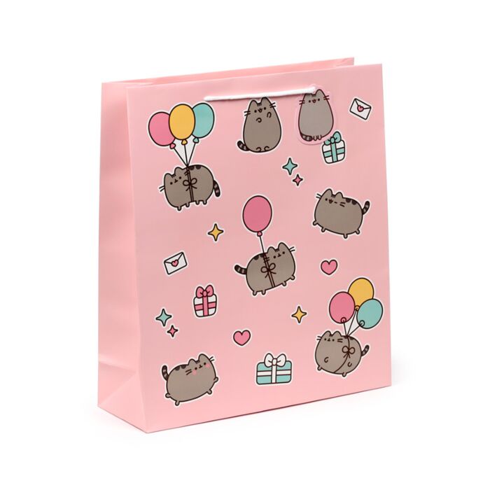 Sac Cadeau - Pusheen le Chat Cœur ( Très Grand )
