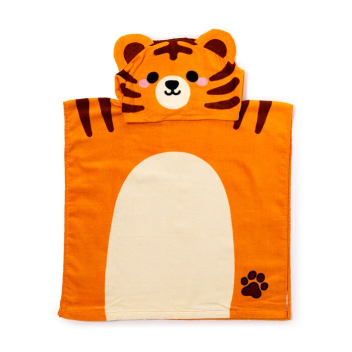 Serviette à capuche pour enfant - Adoramals Alfie le Tigre 