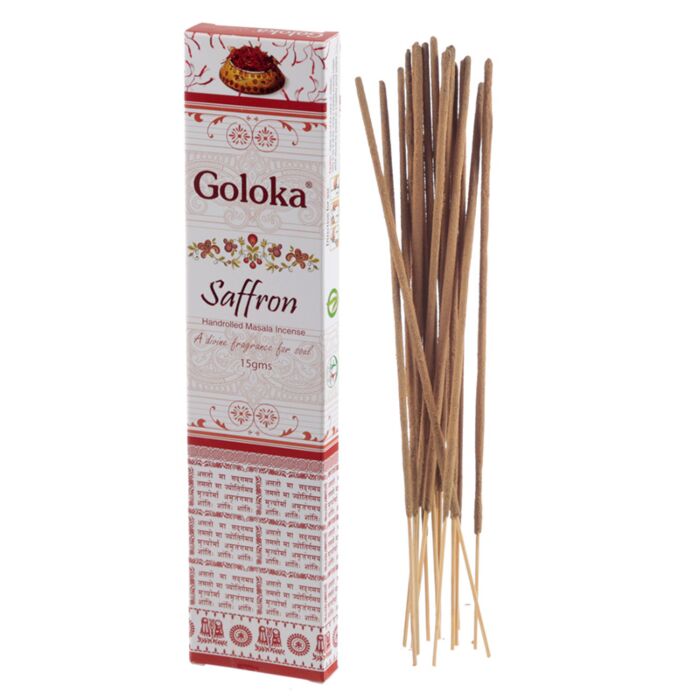 Bâtons d'Encens Goloka Premium - Safran
