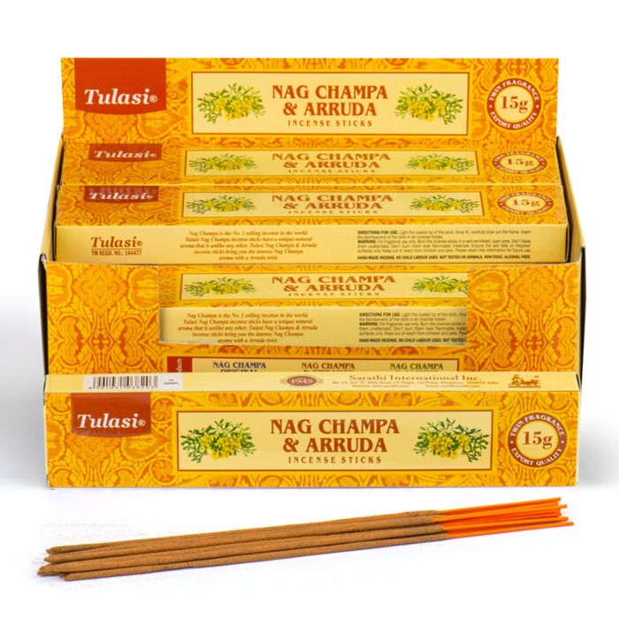 Bâtons d'Encens Nag Champa Tulasi - Arruda 37291