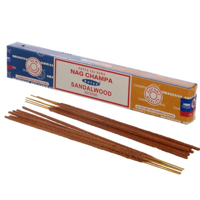 Bâtons d'Encens Satya Nag Champa & Bois de Santal 01331
