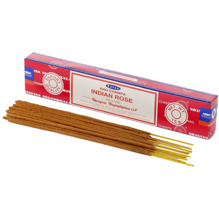 Bâtons d'Encens Nag Champa Satya - Rose Indienne 01360