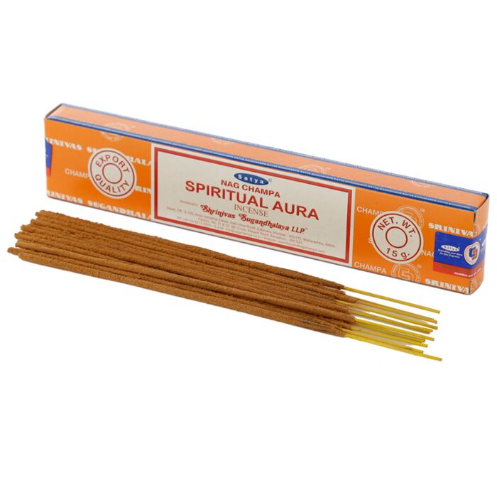 Bâtons d'Encens Nag Champa Satya VFM - Aura Spirituelle 01413