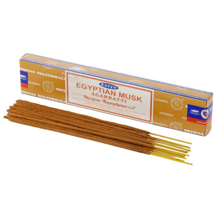 Bâtons d'Encens Nag Champa Satya VFM - Musc Egyptien 01420