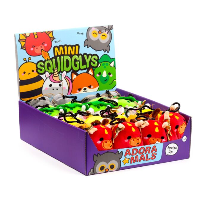 Porte-clés Peluché Squidglys Adoramals 