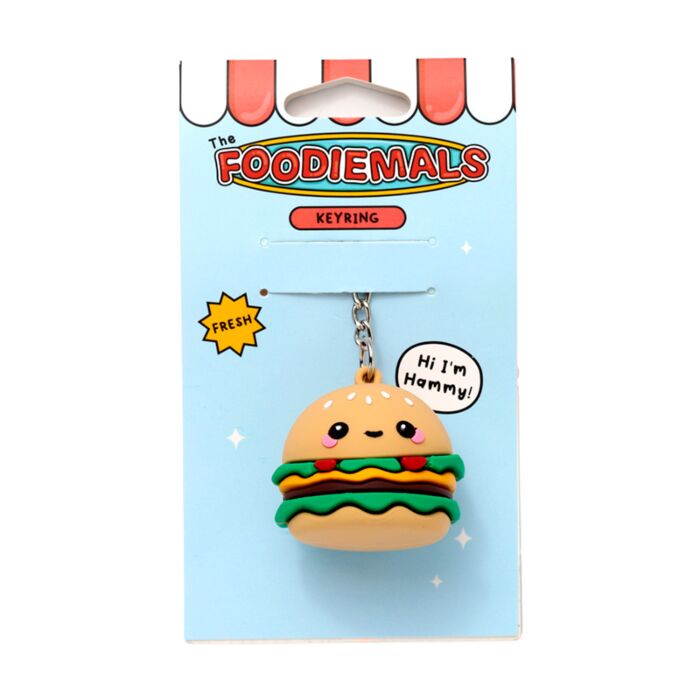 Porte-clés 3D - Hammy le Hamburger Foodiemals 