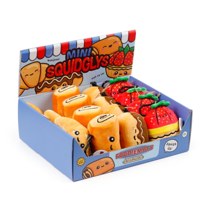 Porte-clés peluché Mini Squidglys - Foodiemals Boulangerie 