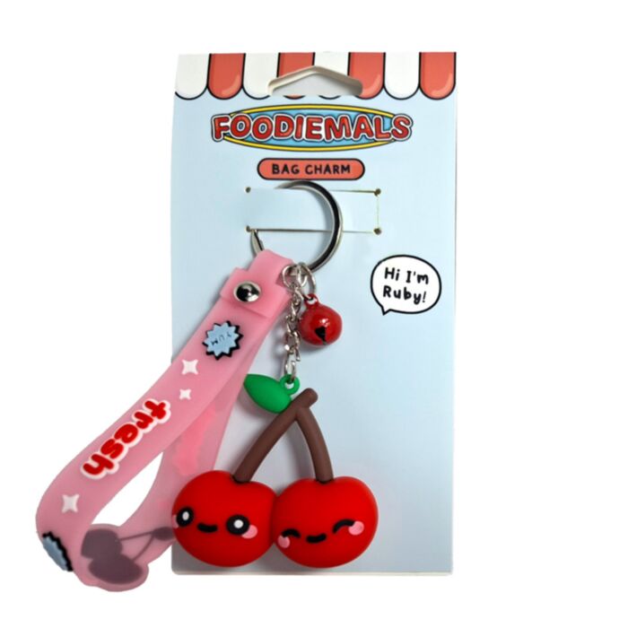 Porte-clés 3D Ruby la Cerise - Foodiemals