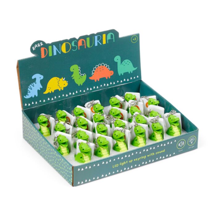 Porte-clés Dinosaure LED