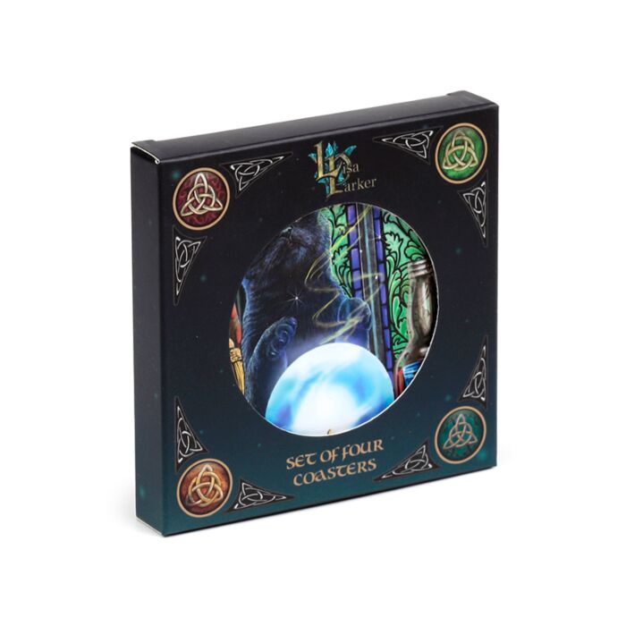 Lot de 4 Dessous de Verre - Lisa Parker Chats Magiques