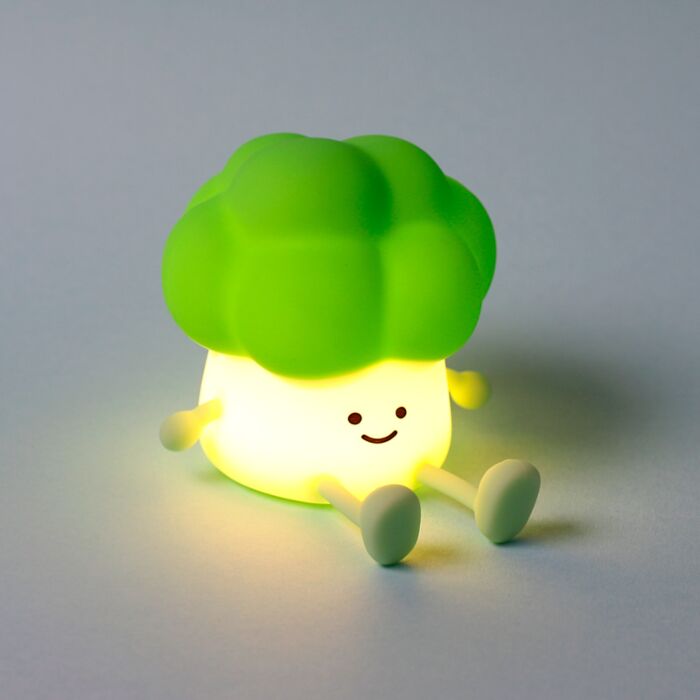 Veilleuse LED & Support Téléphone - Foodiemals Broccoli 