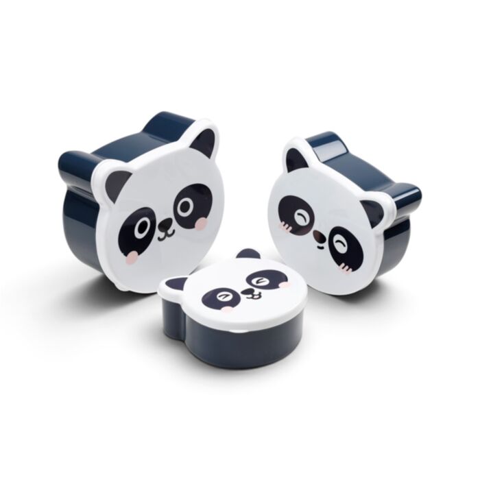 Lot de 3 Boites Repas - Adoramals Panda
