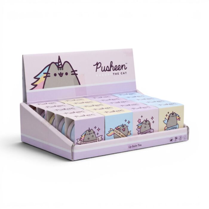 Baume à Lèvres dans Boite en Etain Pusheen Pusheenicorn - Chat Licorne