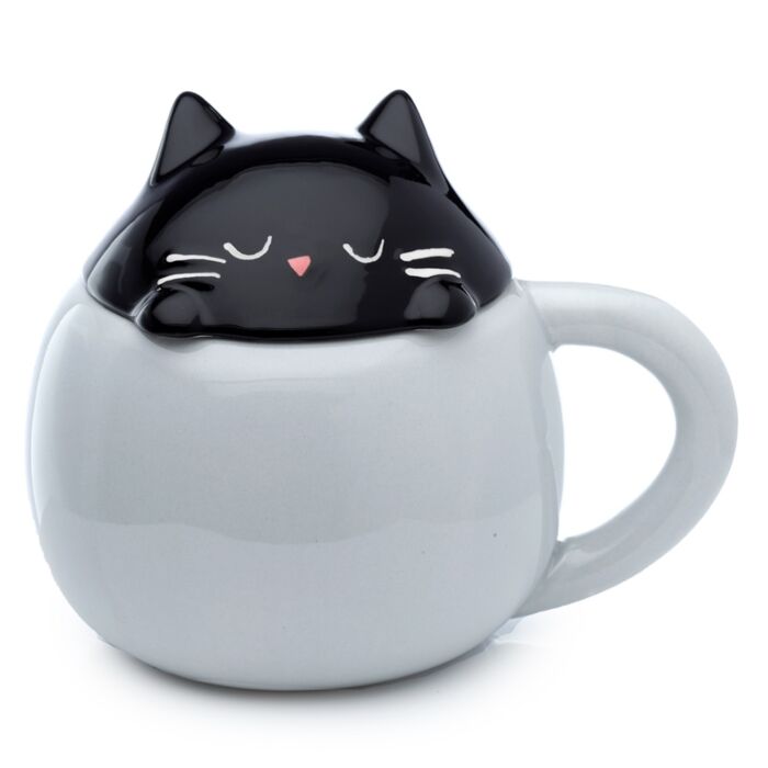 Mug avec Couvercle Feline Fine - Chat