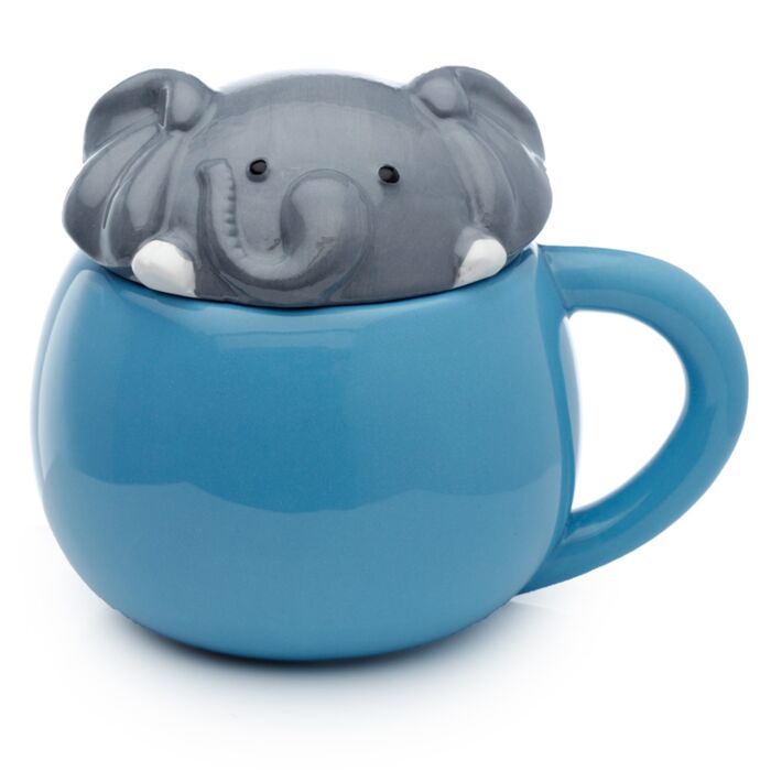 Mug avec Couvercle Adoramals - Eléphant