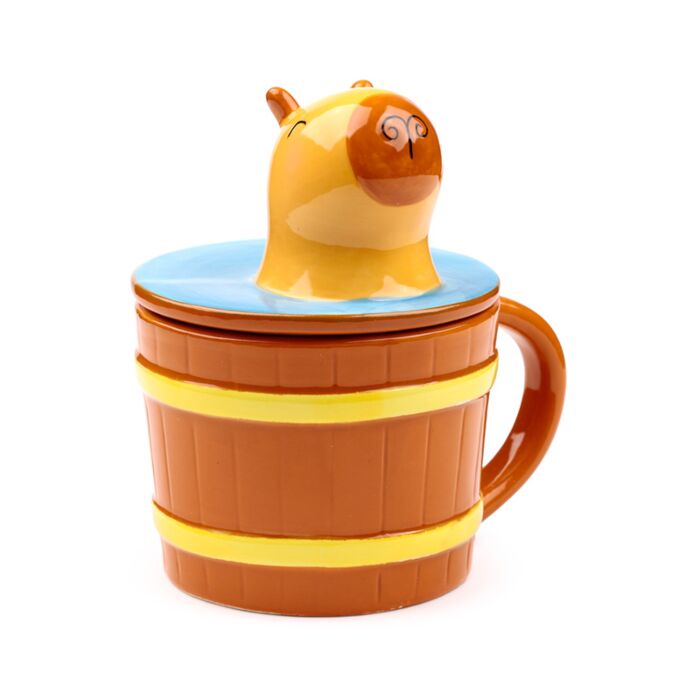 Mug avec Couvercle - Capybara 