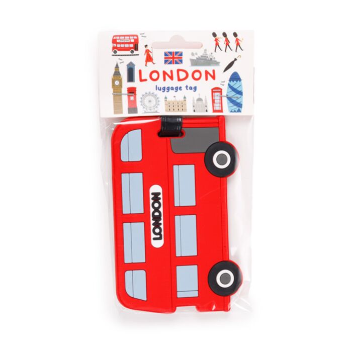 Etiquette à Bagage - Bus Londonien
