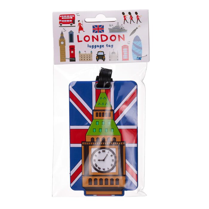 Etiquette de Bagage London Icons - Big Ben Londres Angleterre 
