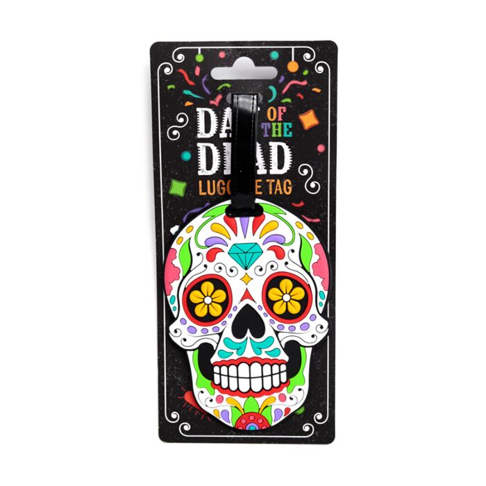 Etiquette de Bagage en PVC - Day of the Dead Jour des Morts