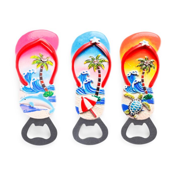 Décapsuleur Magnétique Tongs - Souvenir Bord de Mer