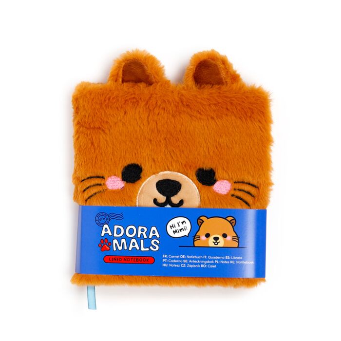 Bloc-notes Peluché - Adoramals Mimi la Marmotte 