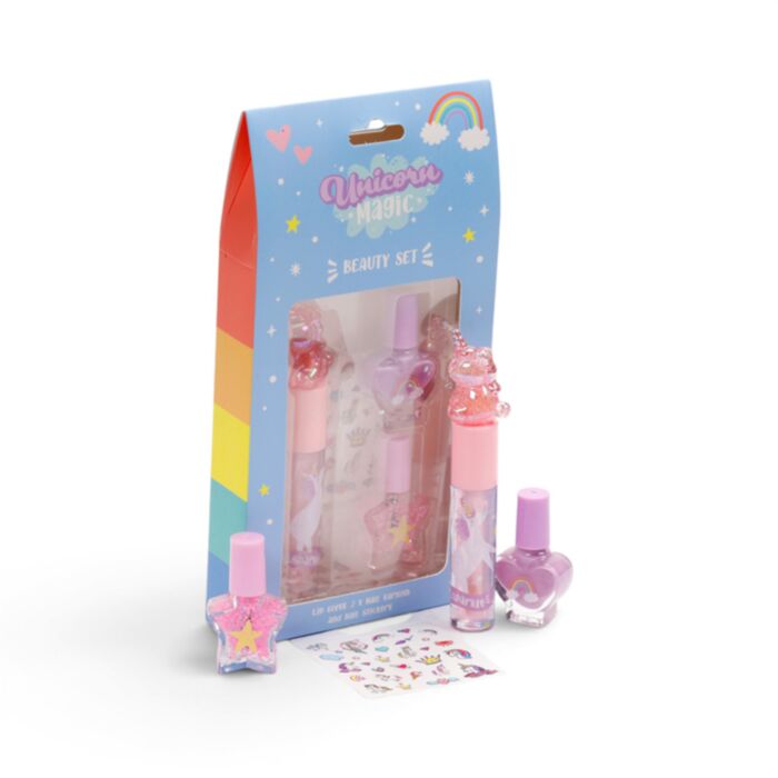 Set Cosmétique pour enfant Gloss à lèvres et Vernis - Unicorn Magic Licorne