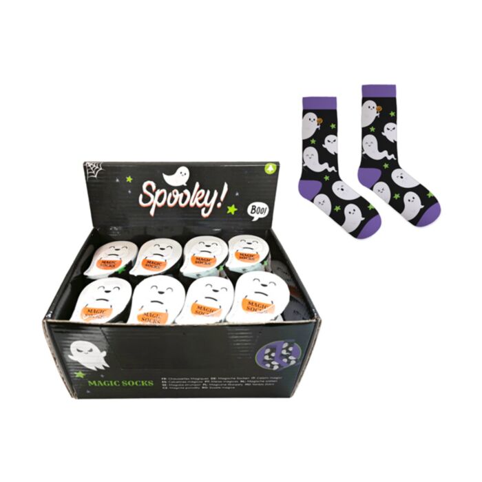 Chaussettes Magiques compréssées - Spooky Fantôme