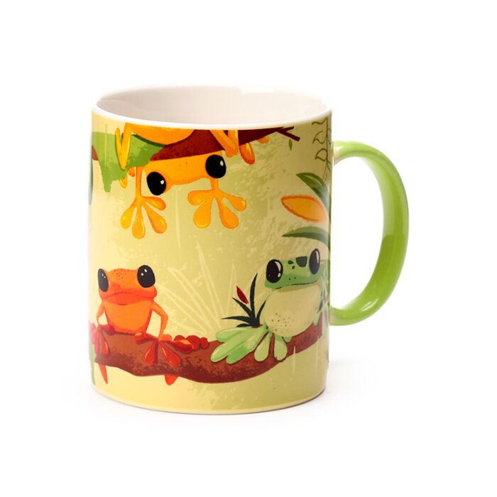 Mug en Porcelaine - Tropical Frogs Grenouilles Tropicales