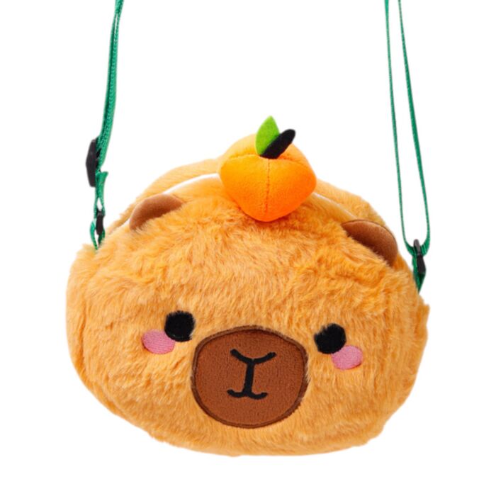 Sac Peluché à bandoulière - Duke le Capybara Adoramals 