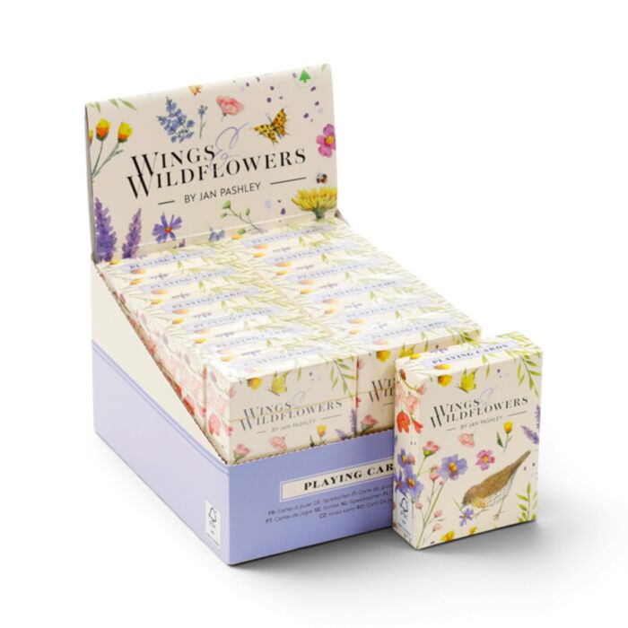 Jeu de Cartes Traditionnel - Jan Pashley Ailes & Fleurs sauvages