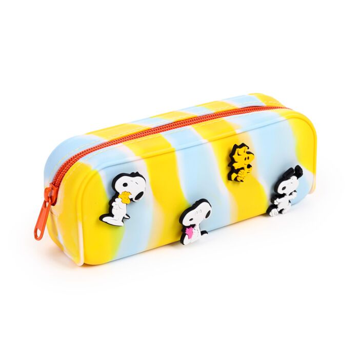 Trousse Silicone avec Charmes - Snoopy & Woodstock 
