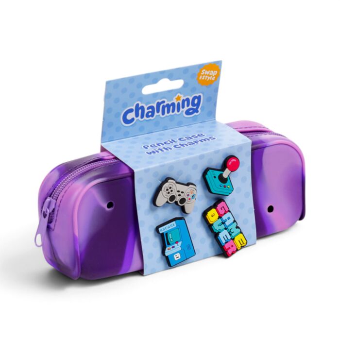 Trousse Silicone avec Charmes - Game Over