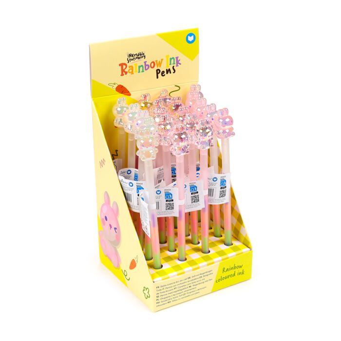 Stylo Encre Arc en Ciel Lapin - Springtime Printemps