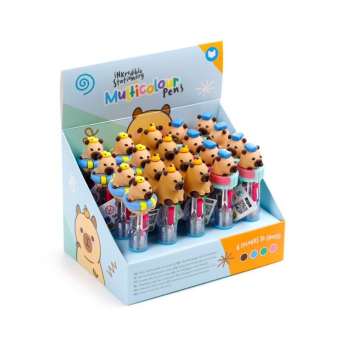 Stylo Multi-couleur - Capybara (4 Couleurs)