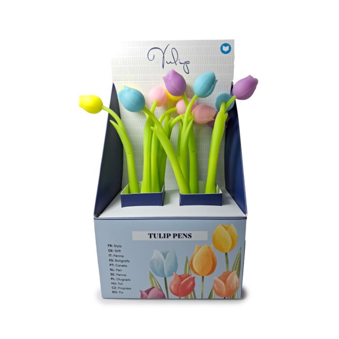 Stylo pointe fine - Tulipes 
