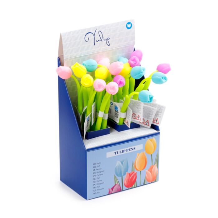 Stylo pointe fine - Tulipes 