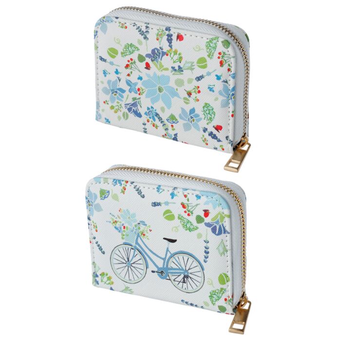 Porte-monnaie à Fermeture Eclair Julie Dodsworth - Fleurs