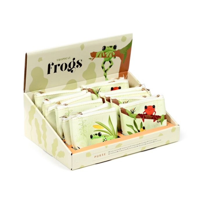 Porte-Monnaie PVC - Tropical Frogs Grenouilles Tropicales
