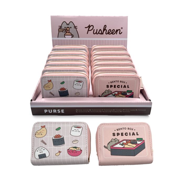 Porte-monnaie zippé - Pusheen le Chat Sushi Club